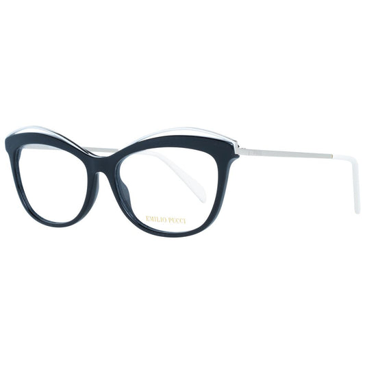 Emilio Pucci Black Metal & Plastic Glasses (Frames)
